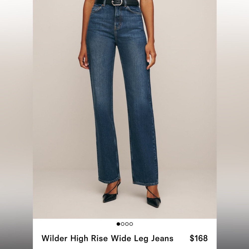Reformation wilder high rise jeans NWT